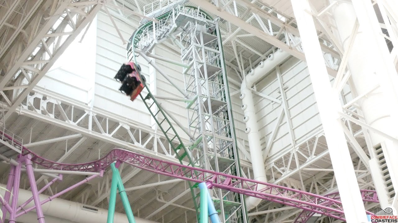 TMNT Shellraiser 4K Offride Footage Nickelodeon Universe at American Dream