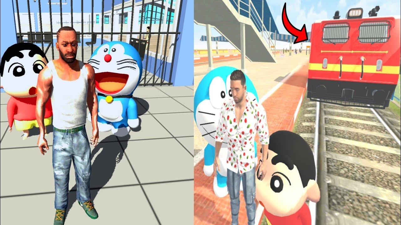 💥New Train Station 🚆Indian Theft Auto Simulator 😂 Funny Gameplay | Indian Bike Driving 3D 