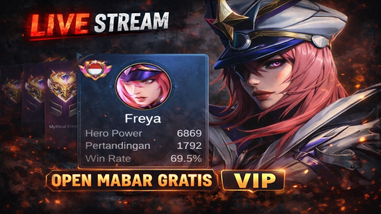 DISINI KITA MAU MENANG JAGO IMPROVE 4 - OPEN FREE & VIP #mobilelegends #mobilelegendsindonesia #mlbb