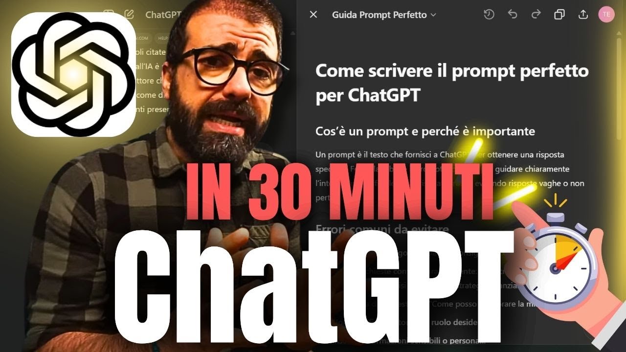 Tutto CHATGPT in 30 MINUTI NETTI! ⏱️ INTELLIGENZA ARTIFICIALE da CAMPIONI!