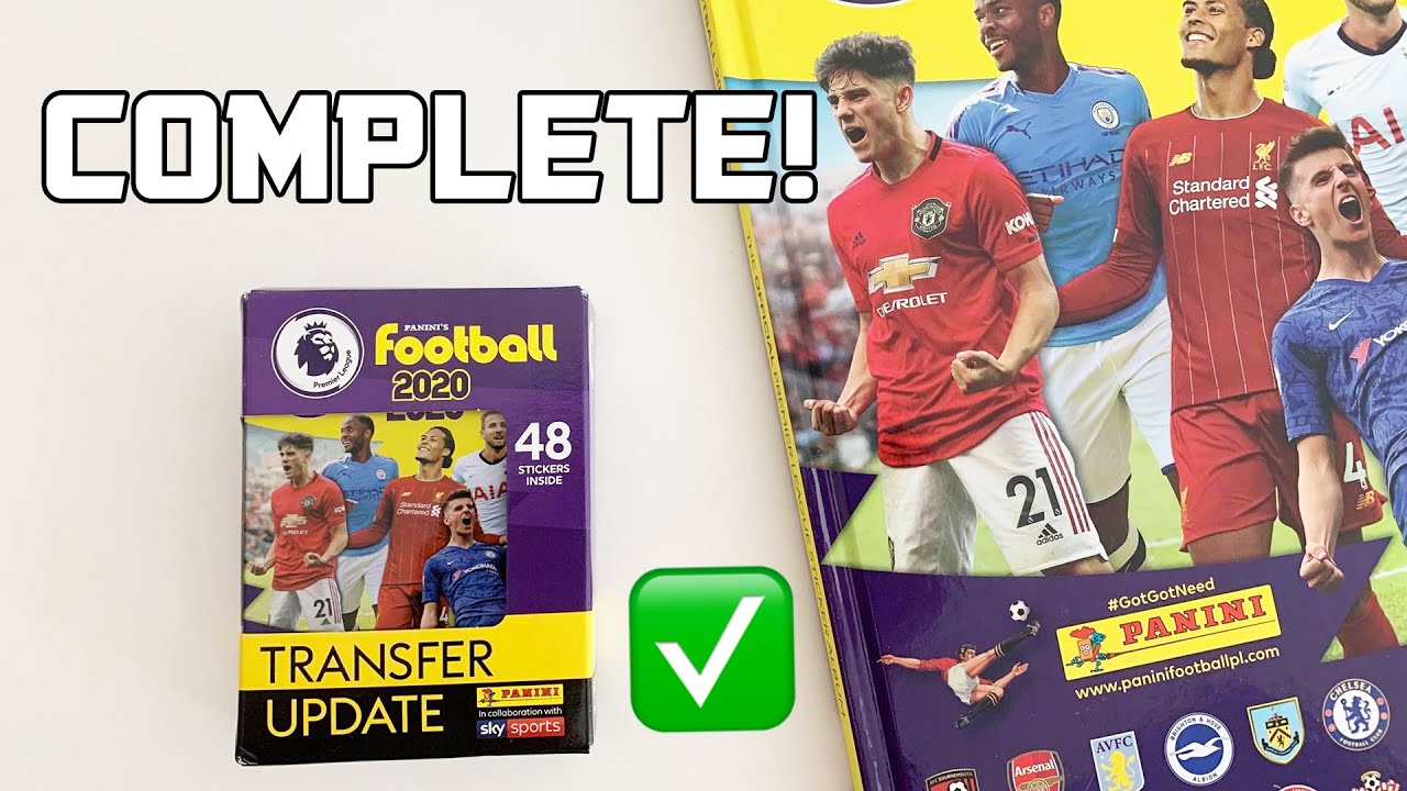 I *COMPLETED* the PANINI FOOTBALL 2020 Sticker Collection!