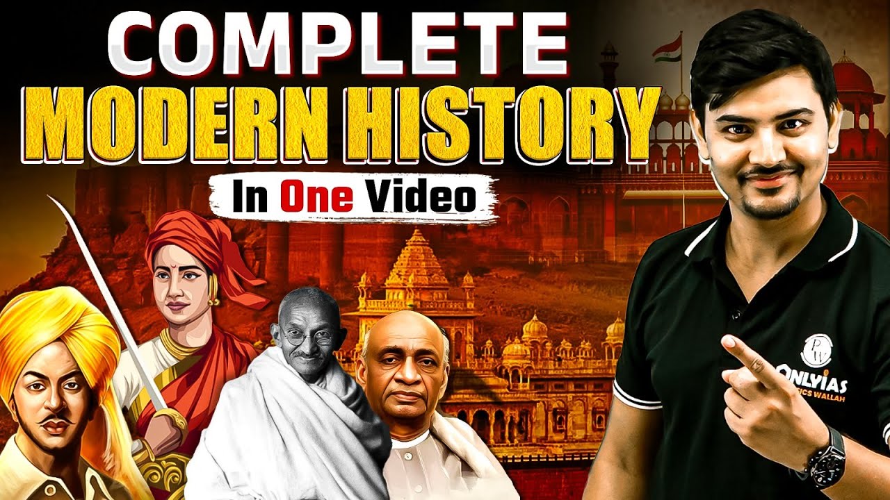 Complete Modern History in One Video | Modern History in One Shot | UPSC Prep | UDAAN 2025