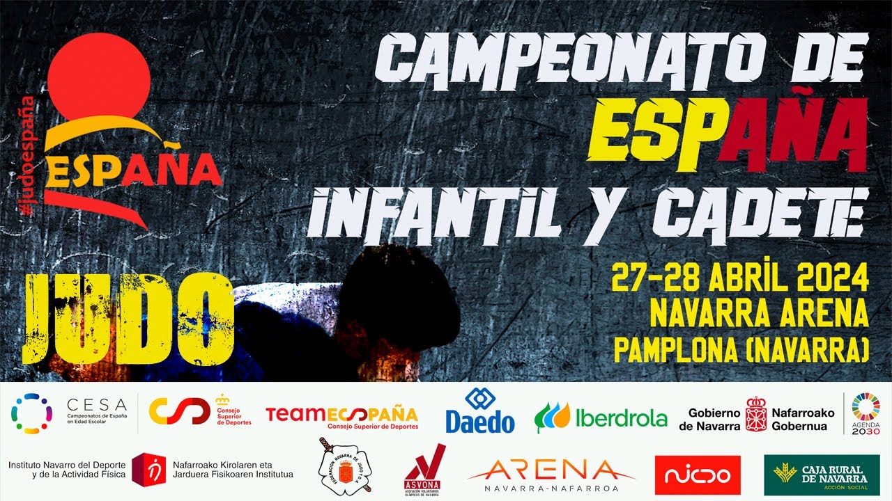 CAMPEONATO DE ESPAÑA INFANTIL Y CADETE PAMPLONA 2024 - TATAMI 2 - 27/04/2024