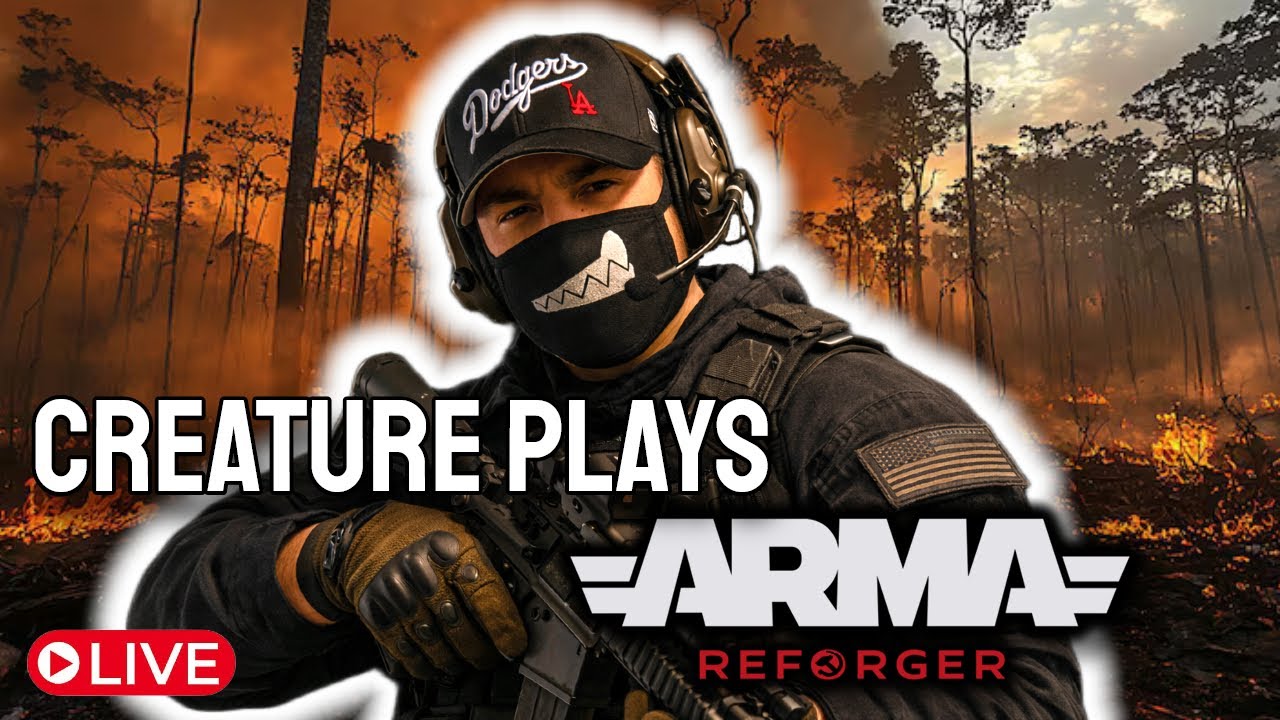 Creature Plays: Arma Reforger | Hiding in a bush probably... | #CreatureHQ