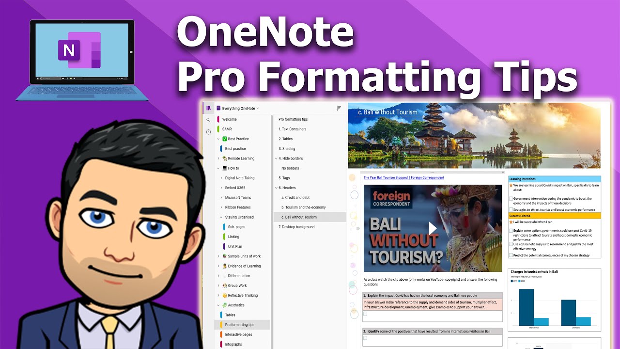 OneNote - Pro Formatting Tips 🏄‍♂️