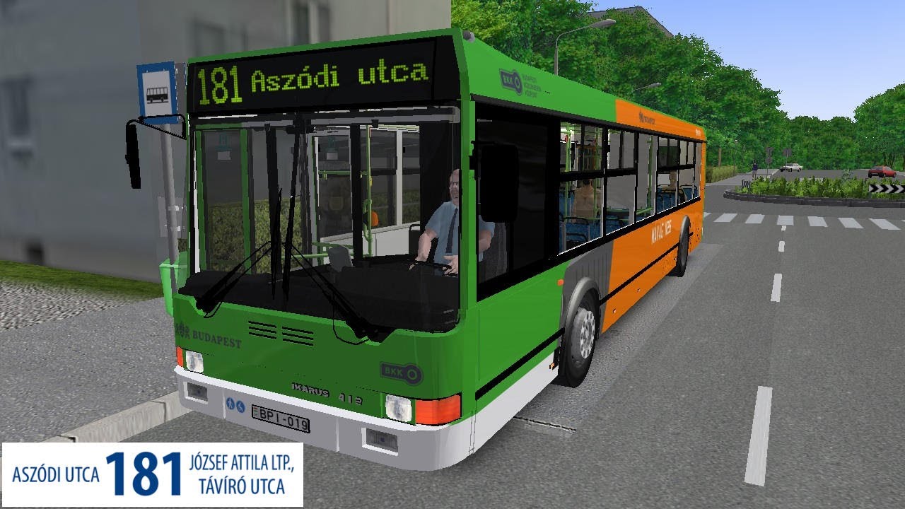 OMSI2 🚌 181-es viszonylat ▶️ Aszódi utca | Ikarus 412