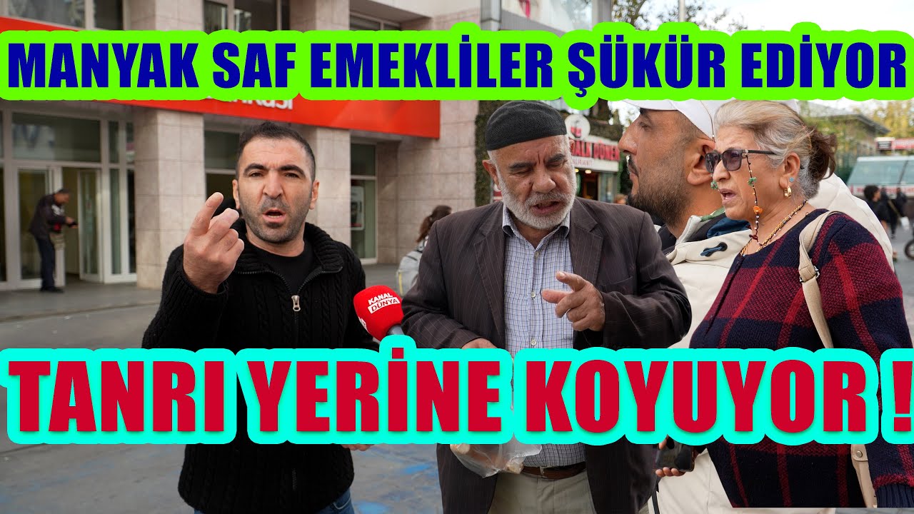 MANYAK SAF LANET OLSUN ! AĞZINI K&Ouml;T&Uuml; BOZDU ! BU R&Ouml;PORTAJ KA&Ccedil;MAZ.