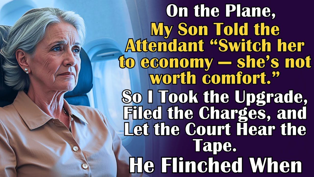 On The Plane, My Son Said, ‘Switch Her To Economy, She’s Not Worth Comfort’ — But When The Flight At
