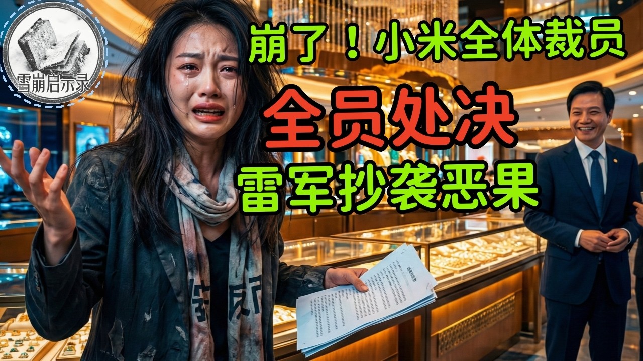 死亡通知书！小米汽车全员“处决”，雷军微笑套现千亿，中国中产沦为“人矿”渣滓！