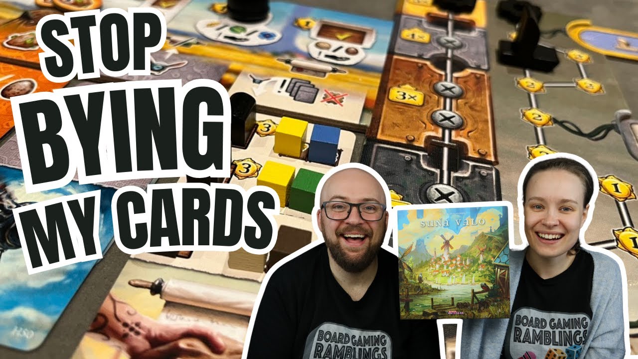 A unique card buying mechanism! - Suna Valo - Board Game Review