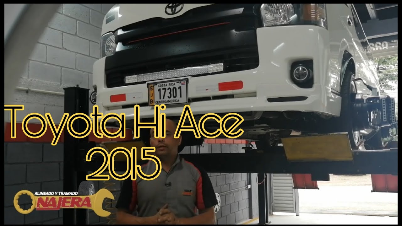 Como Alinear Toyota Hi Ace