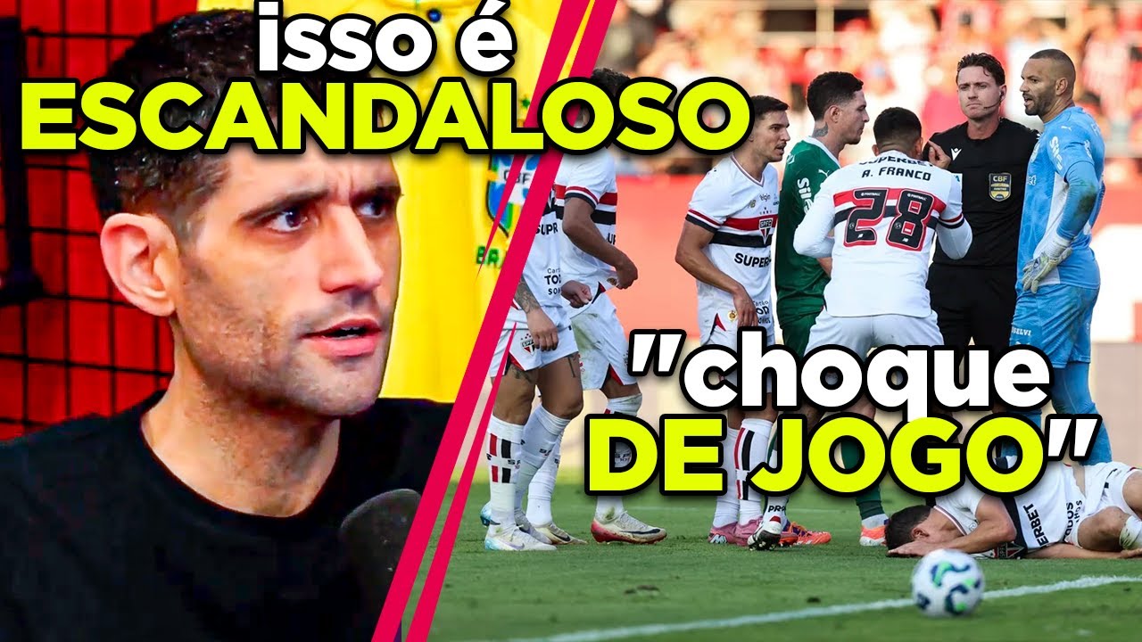 &Eacute; SURREAL o &Aacute;UDIO DO VAR no p&ecirc;nalti n&atilde;o marcado do S&atilde;o Paulo