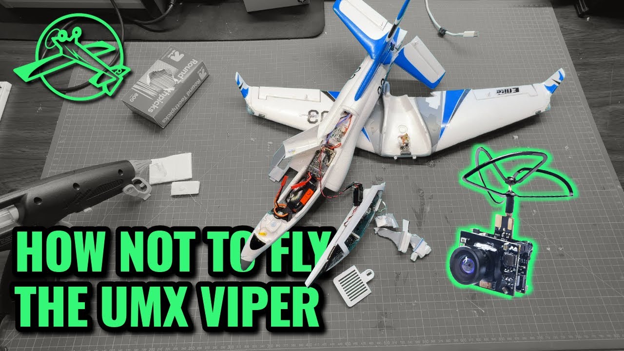 Первый полет UMX Viper FPV – первое в истории знакомство с кабиной пилота на YouTube!