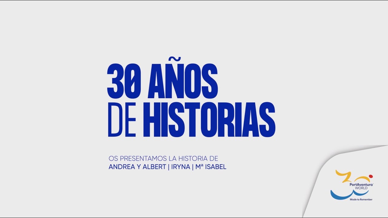30 años de historias en PortAventura World 🎢💫 | Andrea & Albert, Iryna y Mª Isabel