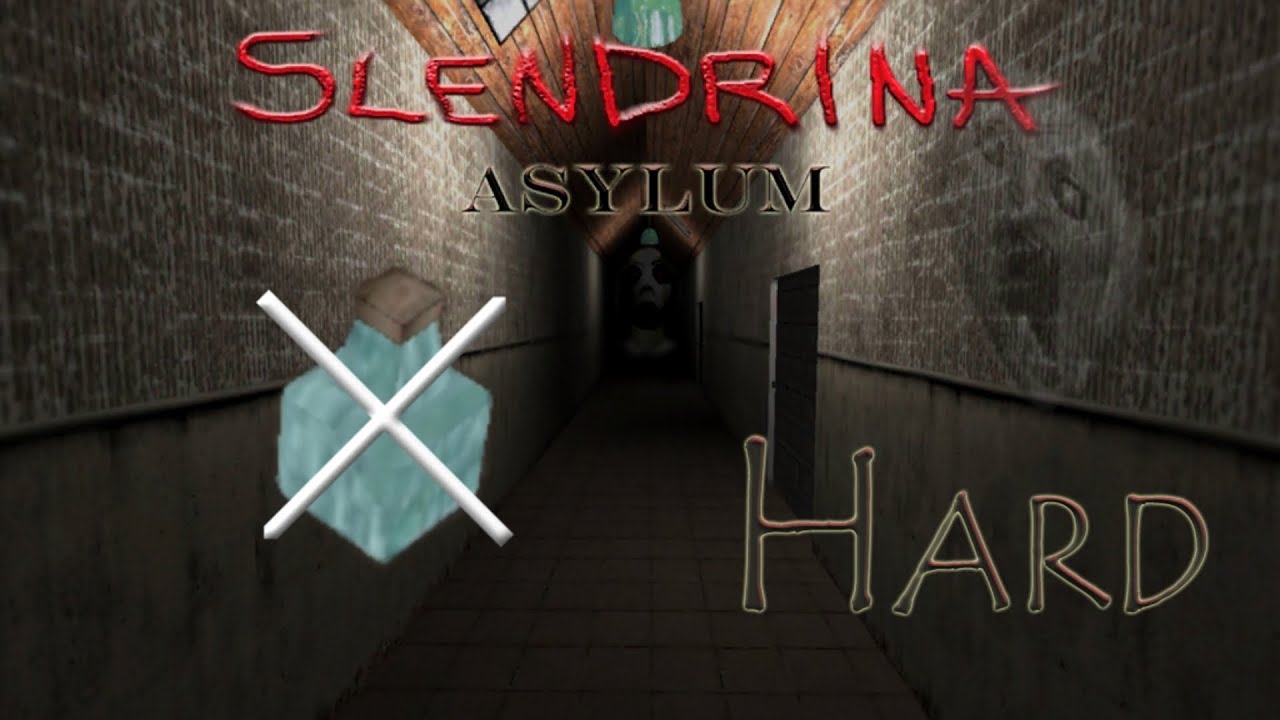 Slendrina Asylum | Hard | Without Picking Up Potions