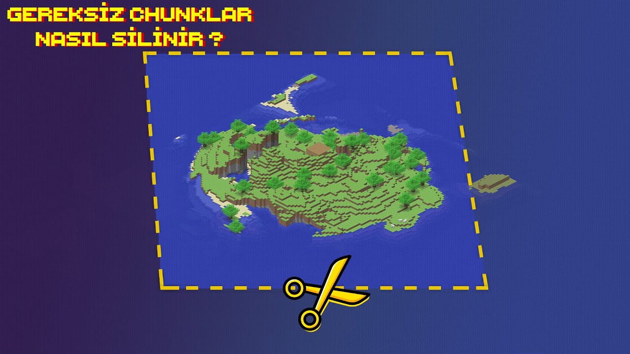Nether, D&uuml;nya ve End Chunkları Nasıl Sıfırlanır !! Minecraft 1.14.1.15 1.16