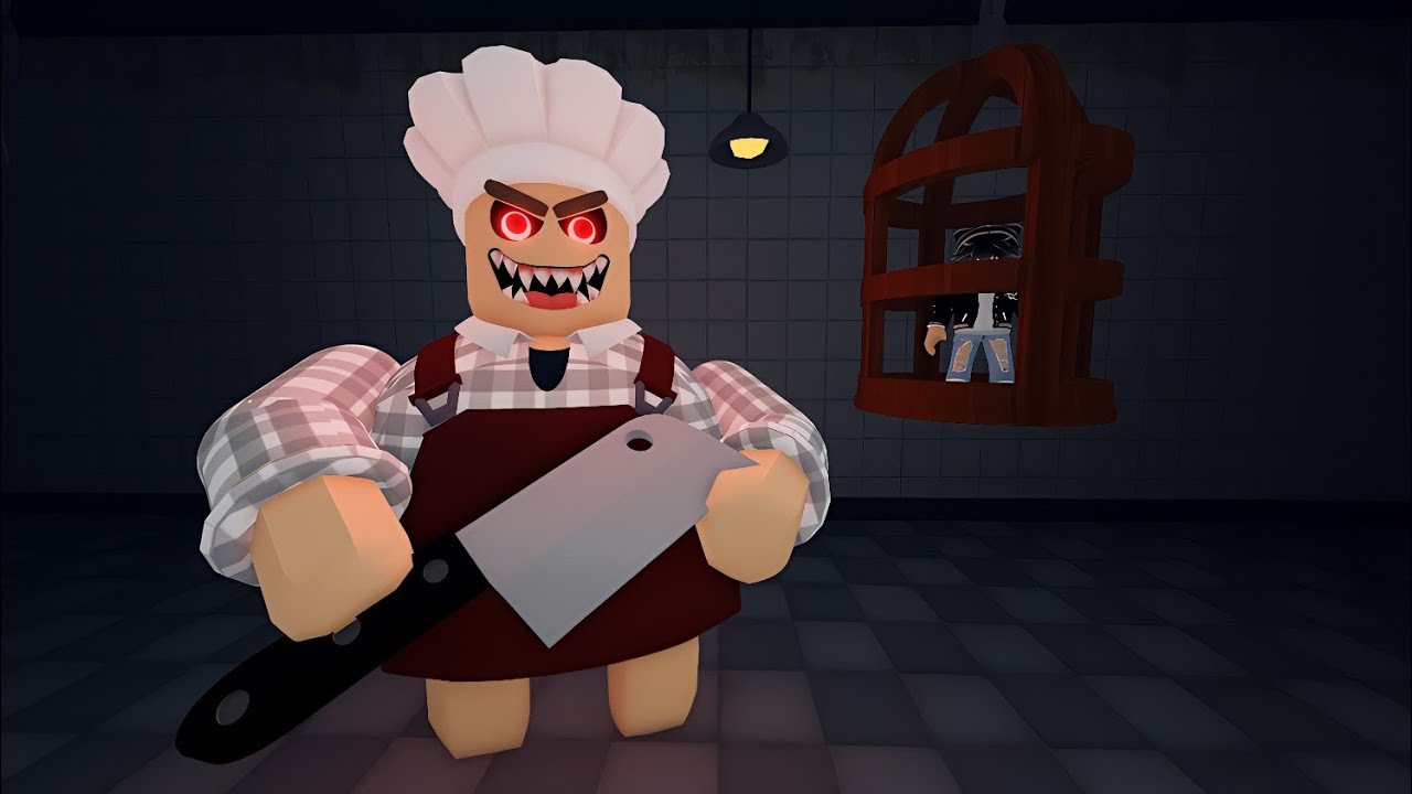 ESCAPE BOB THE BUTCHER! (SCARY OBBY) ROBLOX