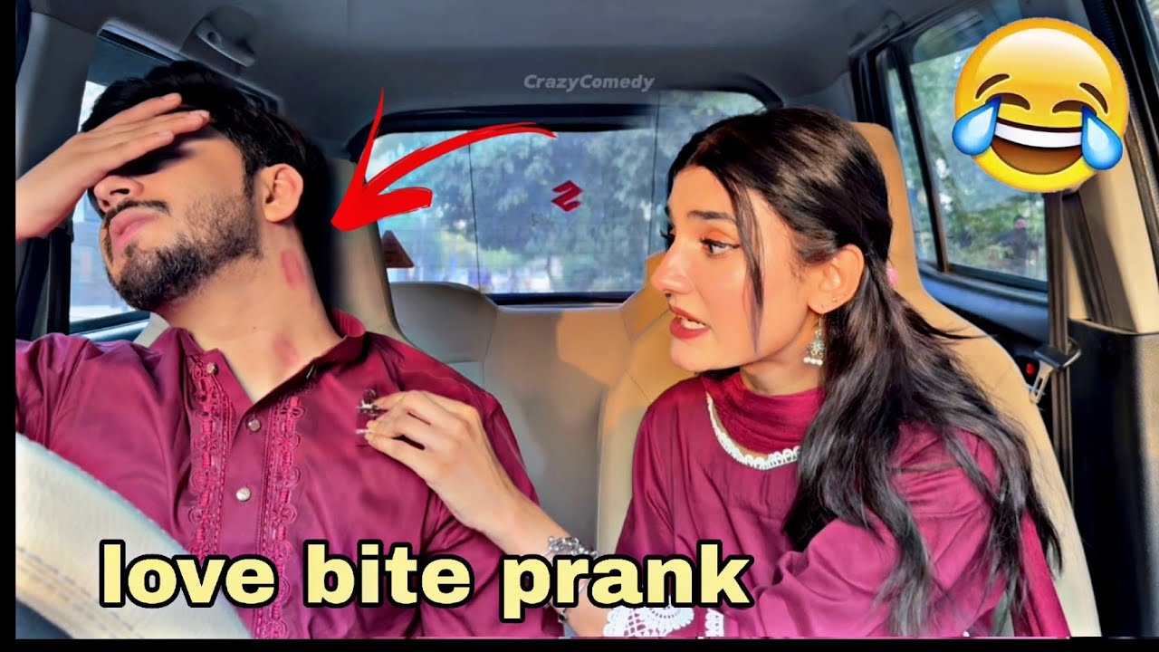 Hickey Prank On My Girlfriend@Crazy Comedy