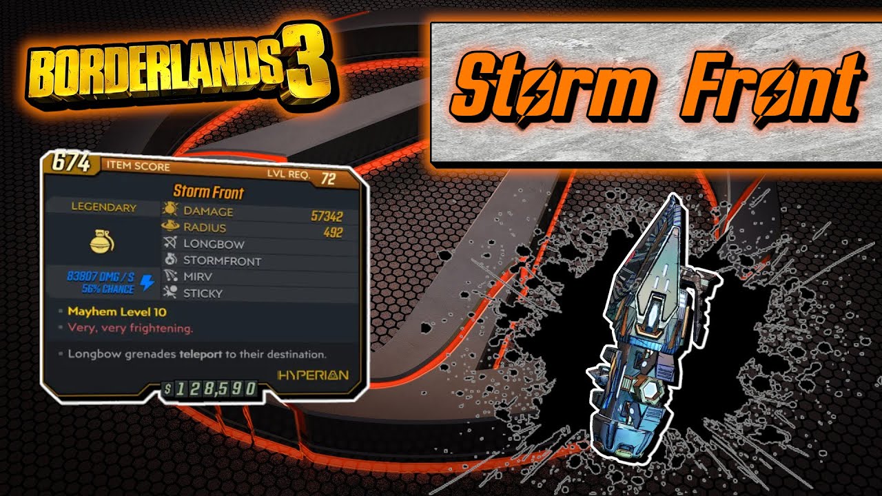 Legendary Item Guide | Storm Front | [Borderlands 3]