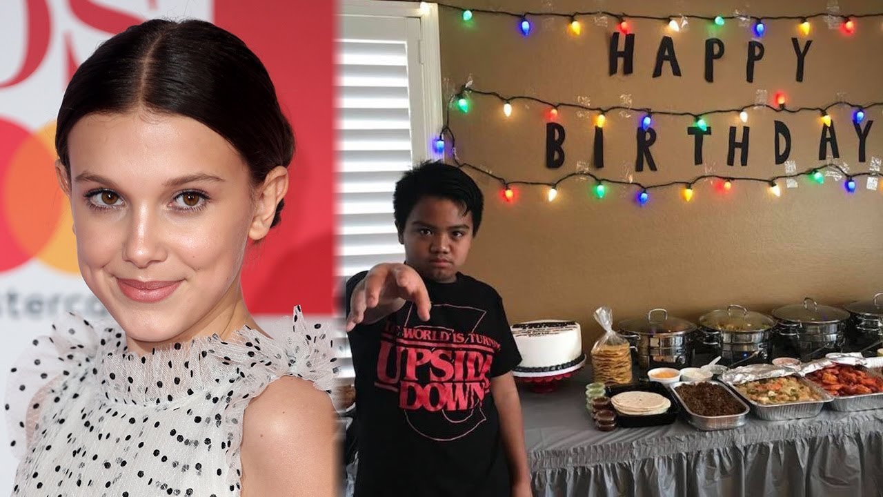 Millie Bobby Brown CHEERS UP Fan After No One Shows Up To Stranger Things Party