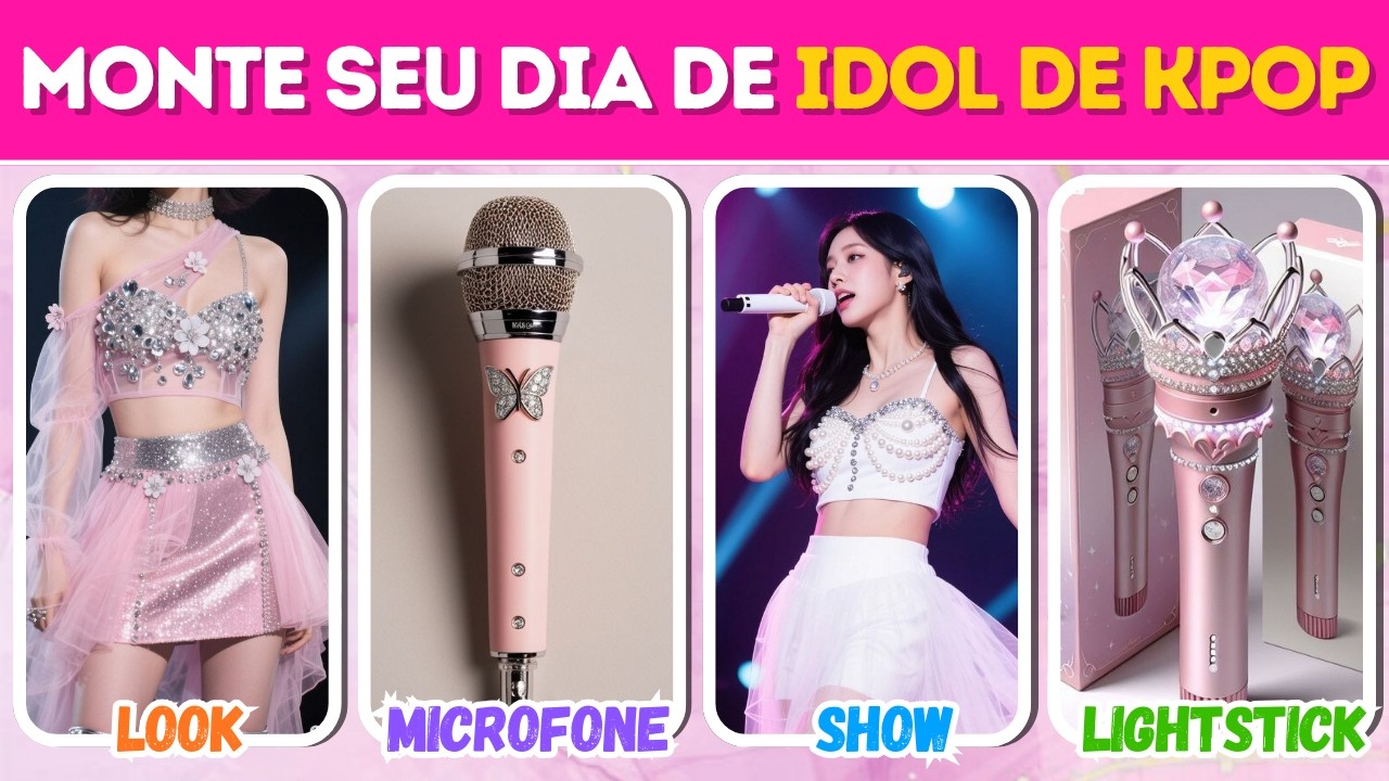 MONTE SEU DIA PERFEITO DE IDOL DE KPOP ✨🎤 Vire Uma Estrela! 🌟 | Jogo das escolhas | Marte Quiz