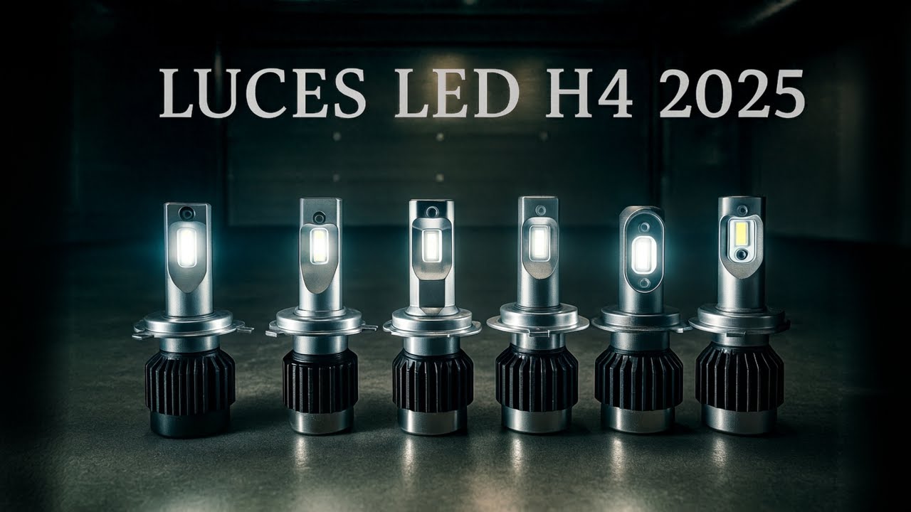 😨TOP 3 Luces LED H4 para Auto 🚗 | Más Brillo, Seguridad y Estilo