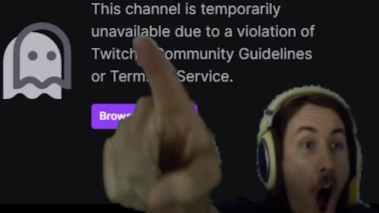 BANNED FROM TWITCH