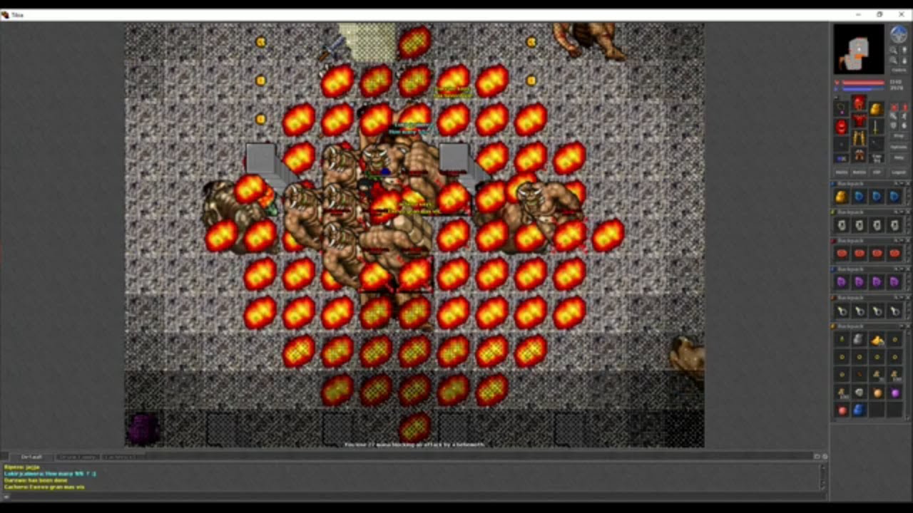 TibiCAM [7.4] Cachero lvl 200 advance at Behemoths