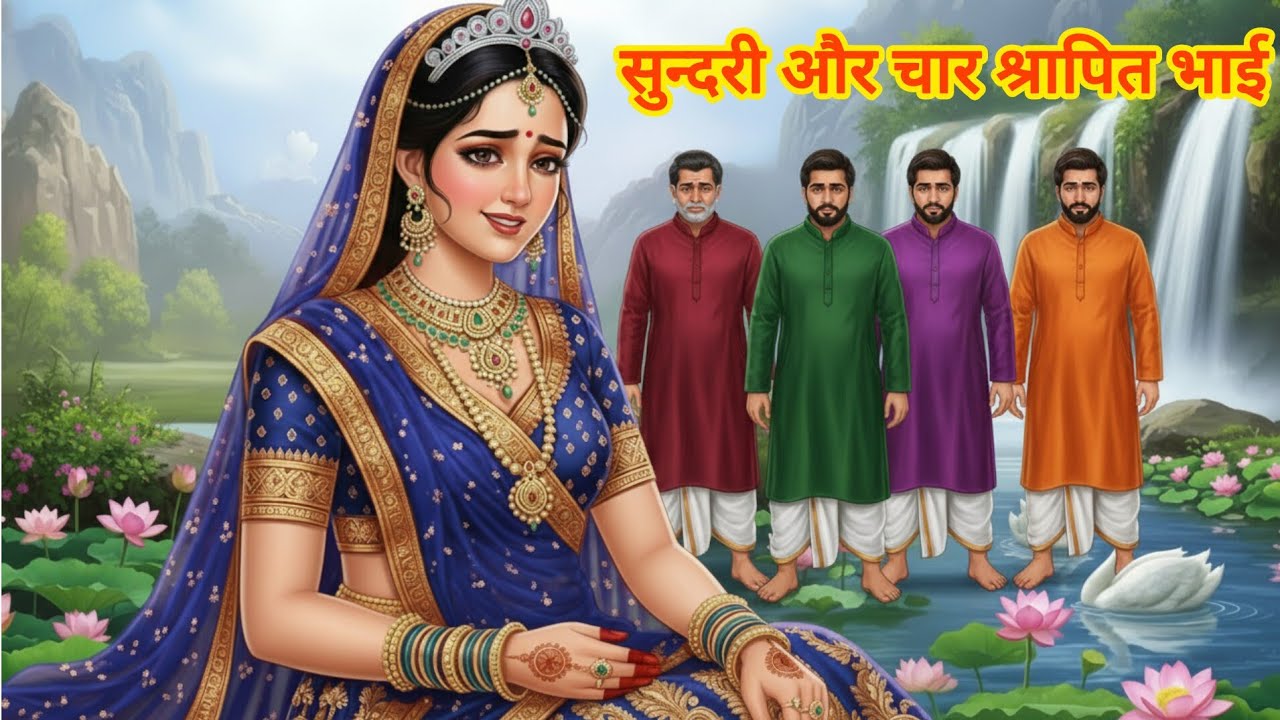 सुन्दरी की वजह से 4 भाइयों ने बन गए तोते  | Hindi kahani