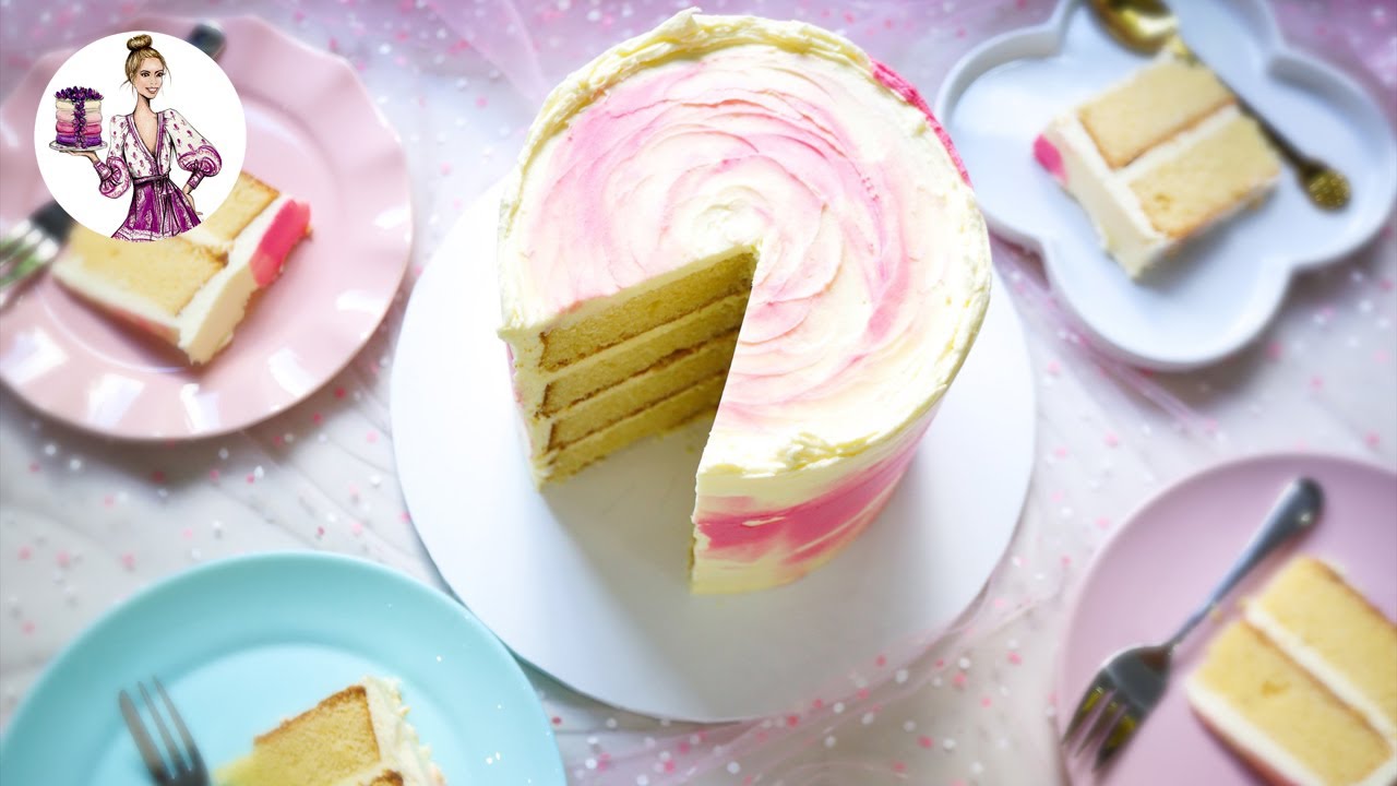 FLUFFY VANILLA CAKE RECIPE | Delicious Sponge Cake!
