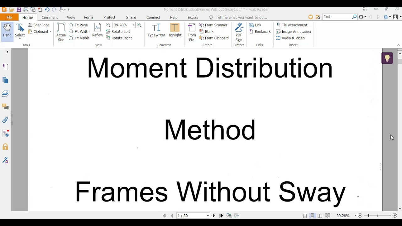 05-Moment Distribution Method - Frames Without Sway 01 (م/محمود بدوى)