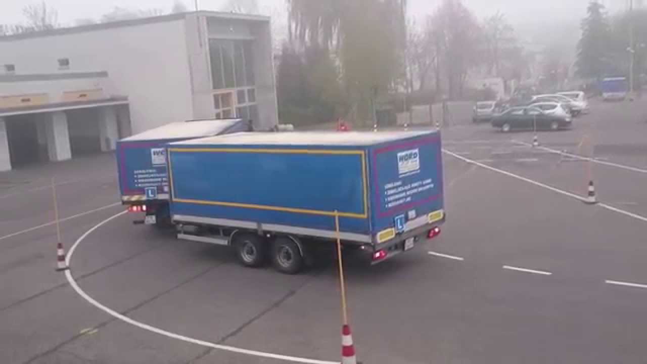 Egzamin c+e jazda po łuku WORD POZNAŃ