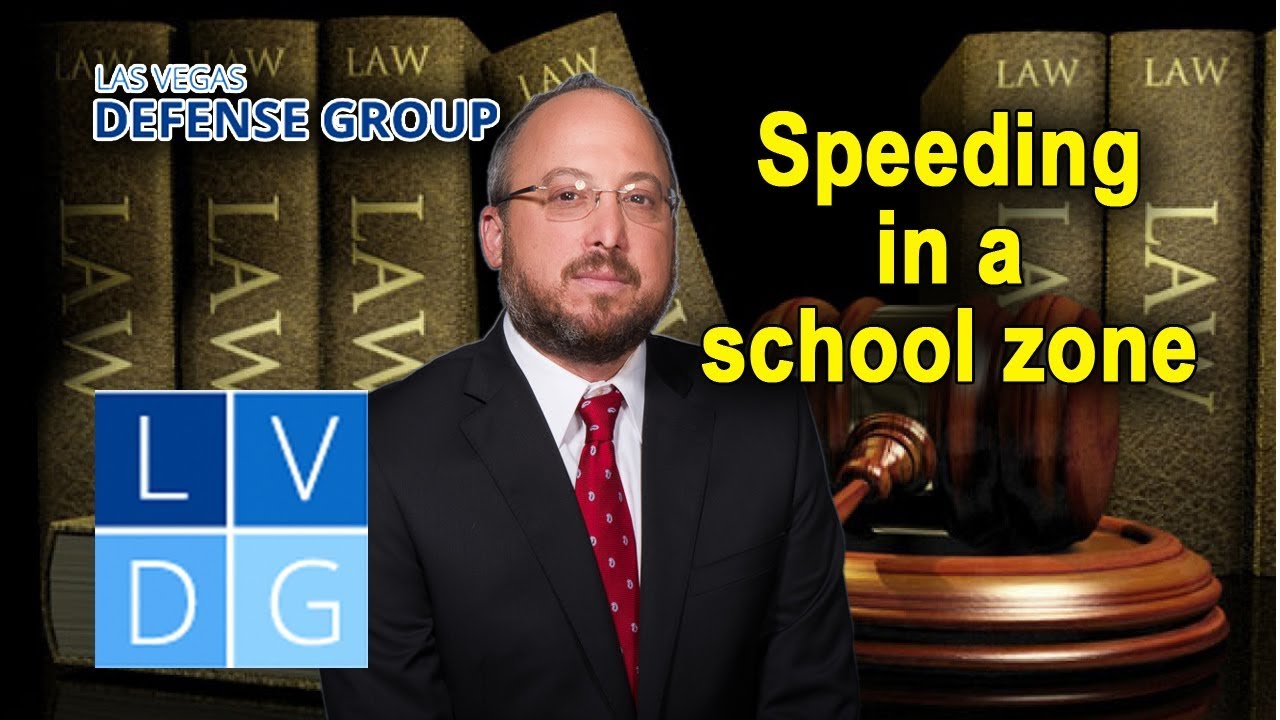 Speeding in a school zone in Nevada -- Can my ticket get dismissed? (NRS 484B.363)