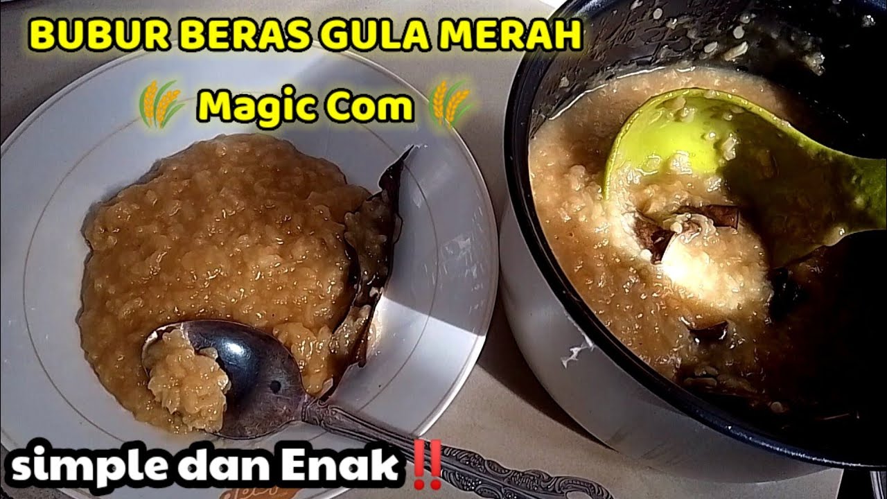 BUBUR MERAH RICE COOKER‼️MASAK BUBUR BERAS GULA MERAH DI MAGIC COM | DIALY VLOG