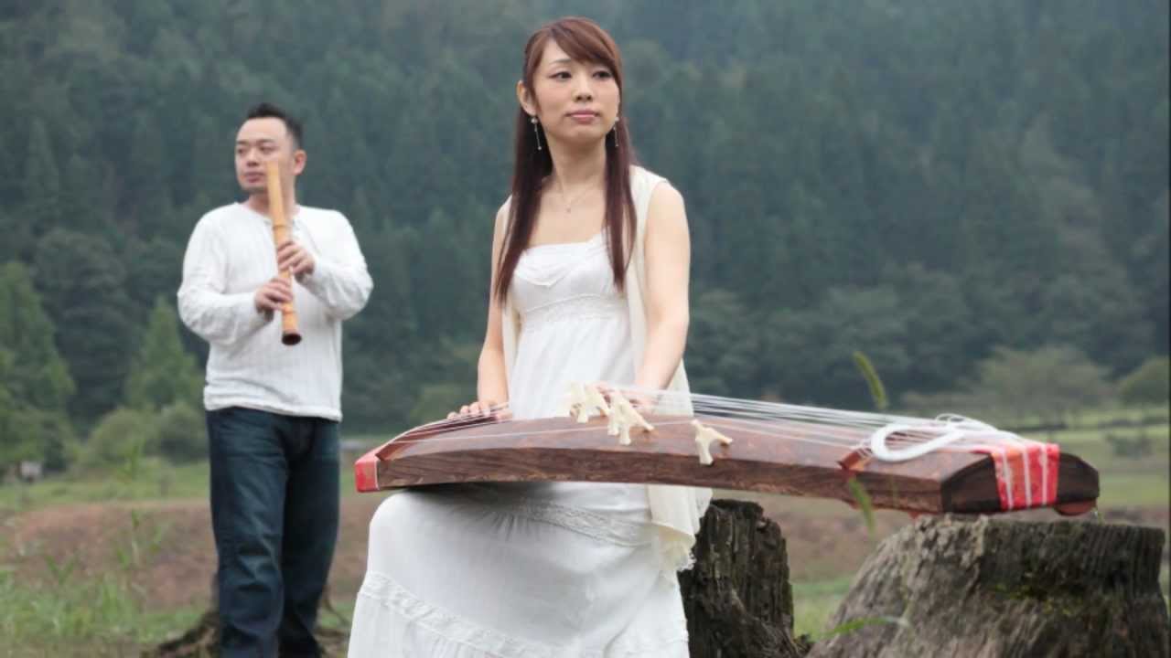 [Tsuki no shizuku] Kunpu-Note (Koto and Shakuhachi /Traditional Japanese musical instrument Wagakki)