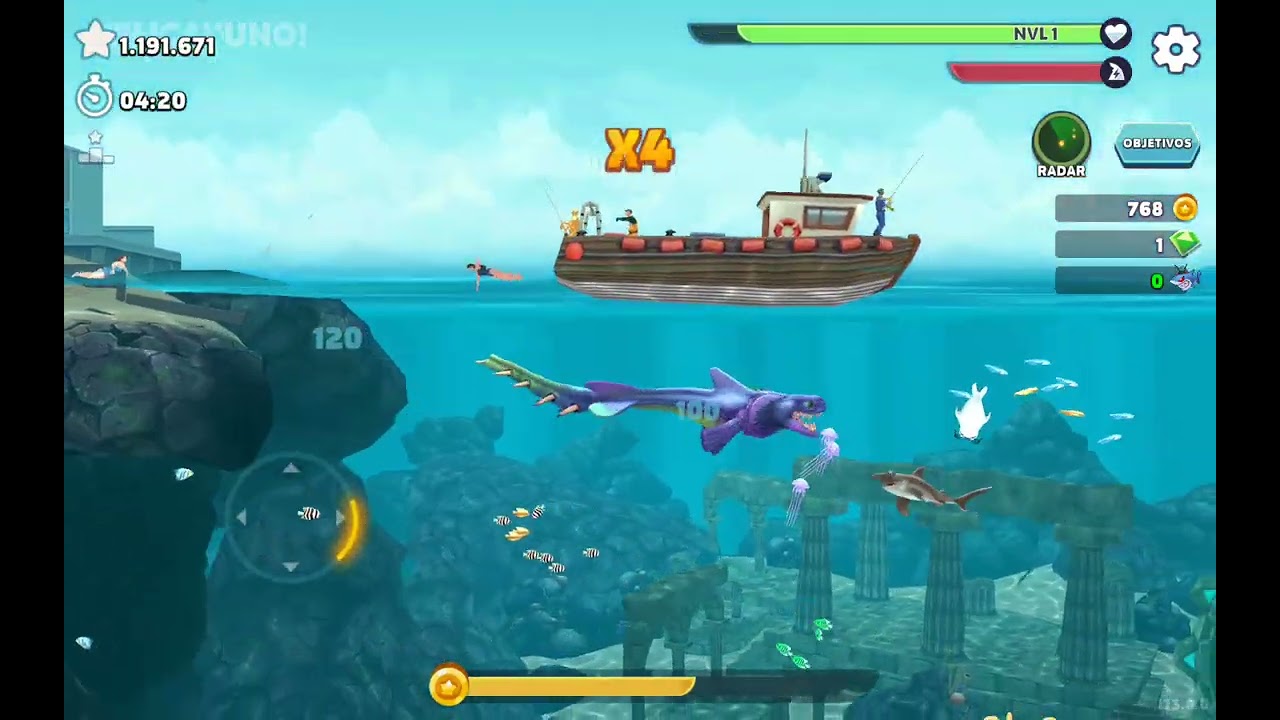 Derroto al megalodon