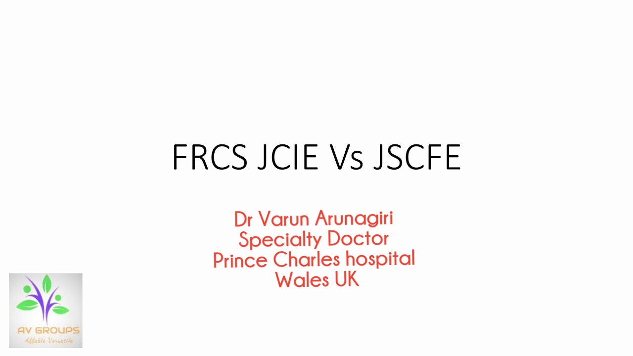 FRCS JSCFE