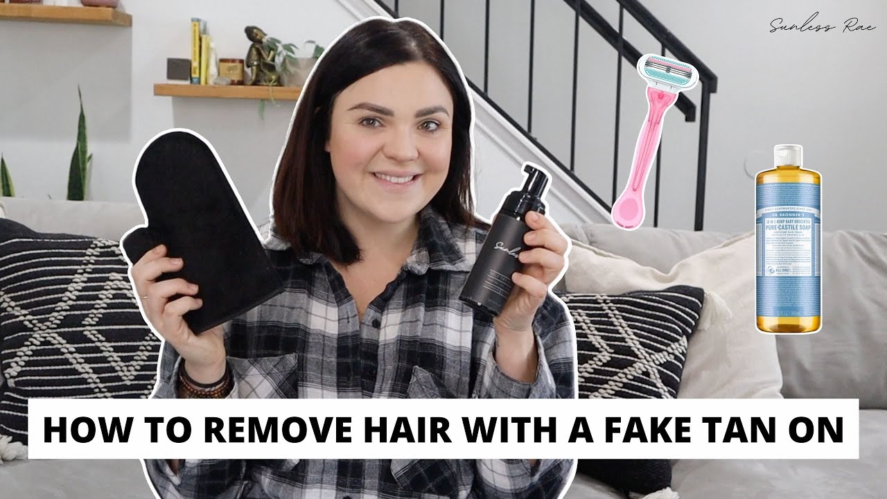HOW TO REMOVE HAIR WITH A FAKE TAN ON | TIPS AND TRICKS BY A PRO SPRAY TAN ARTIST