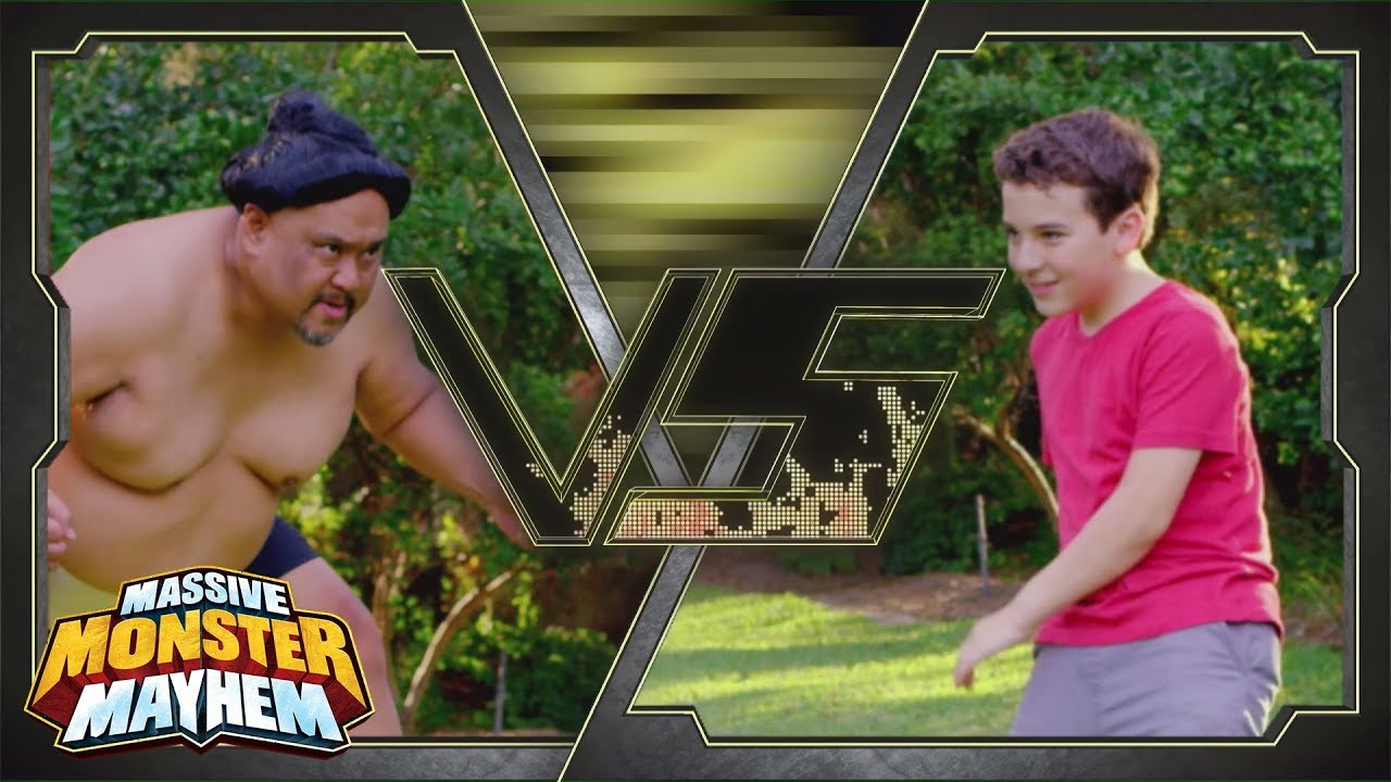 Sumo VS Kevin | Massive Moon Ball Battle!