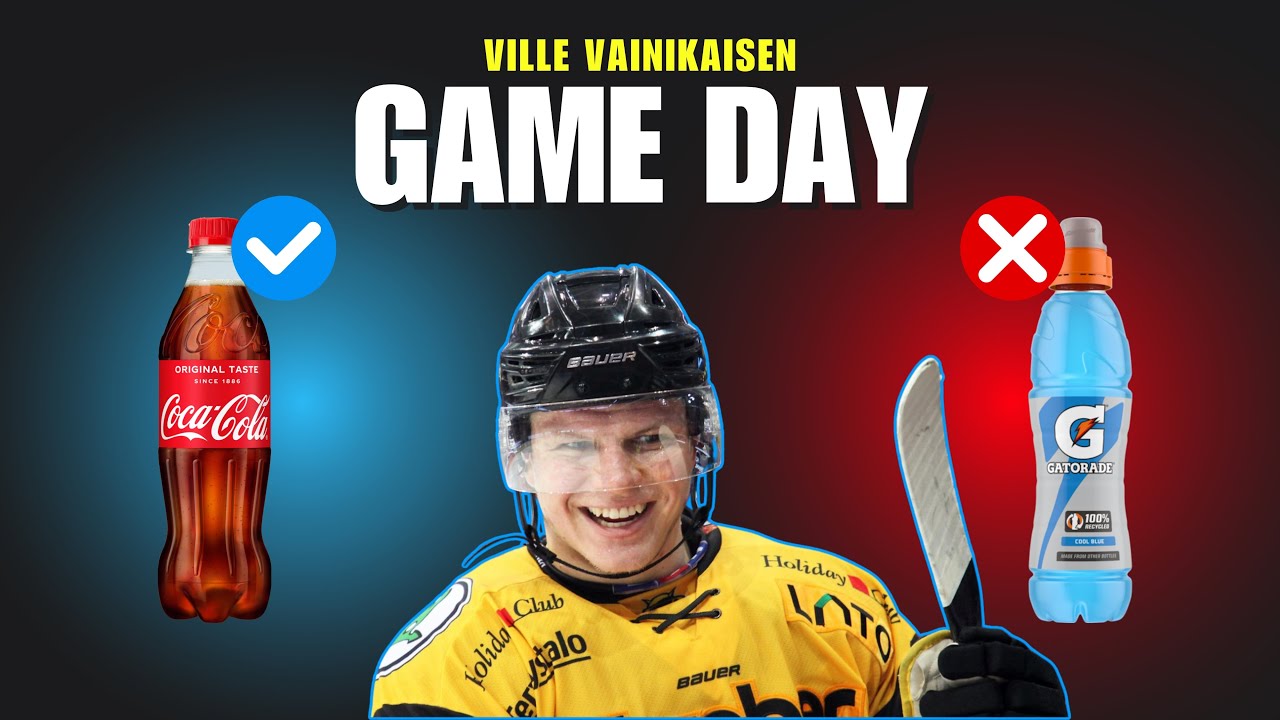 Tältä näyttää yli 400 liigaottelua pelanneen Ville Vainikaisen pelipäivä!