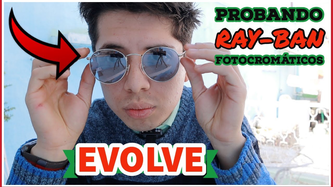 LENTES RAY BAN EVOLVE FOTOCROMÁTICOS/ ¿CAMBIA DE COLOR?