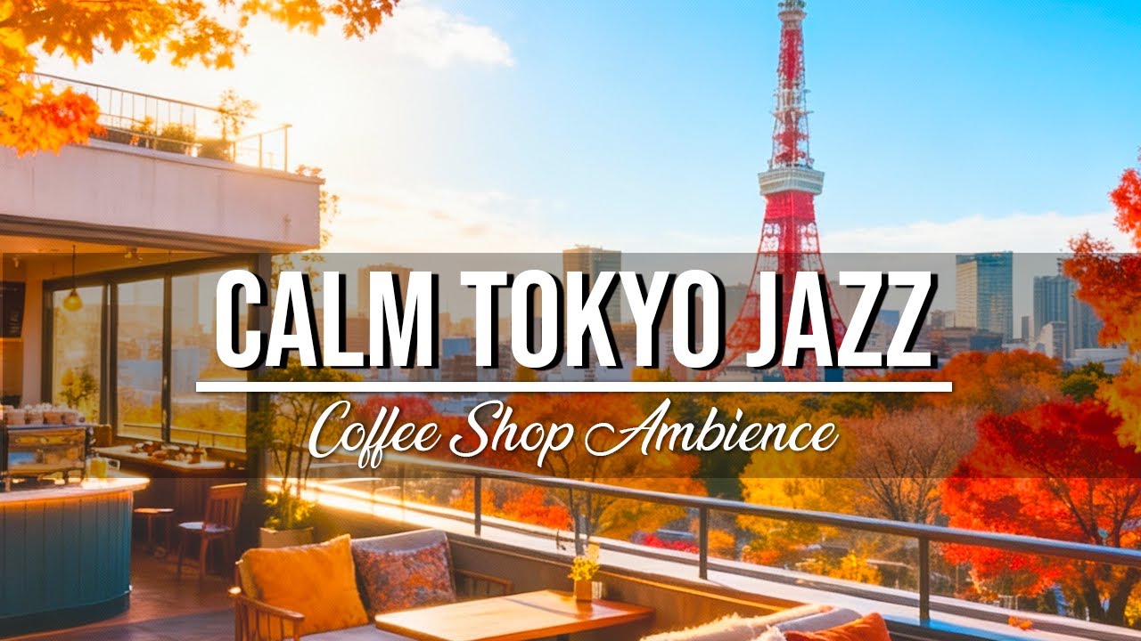 Autumn Tokyo Ambience | Relaxing Fall Piano Jazz Music for Deep Sleep, Stress Relief Music 2025