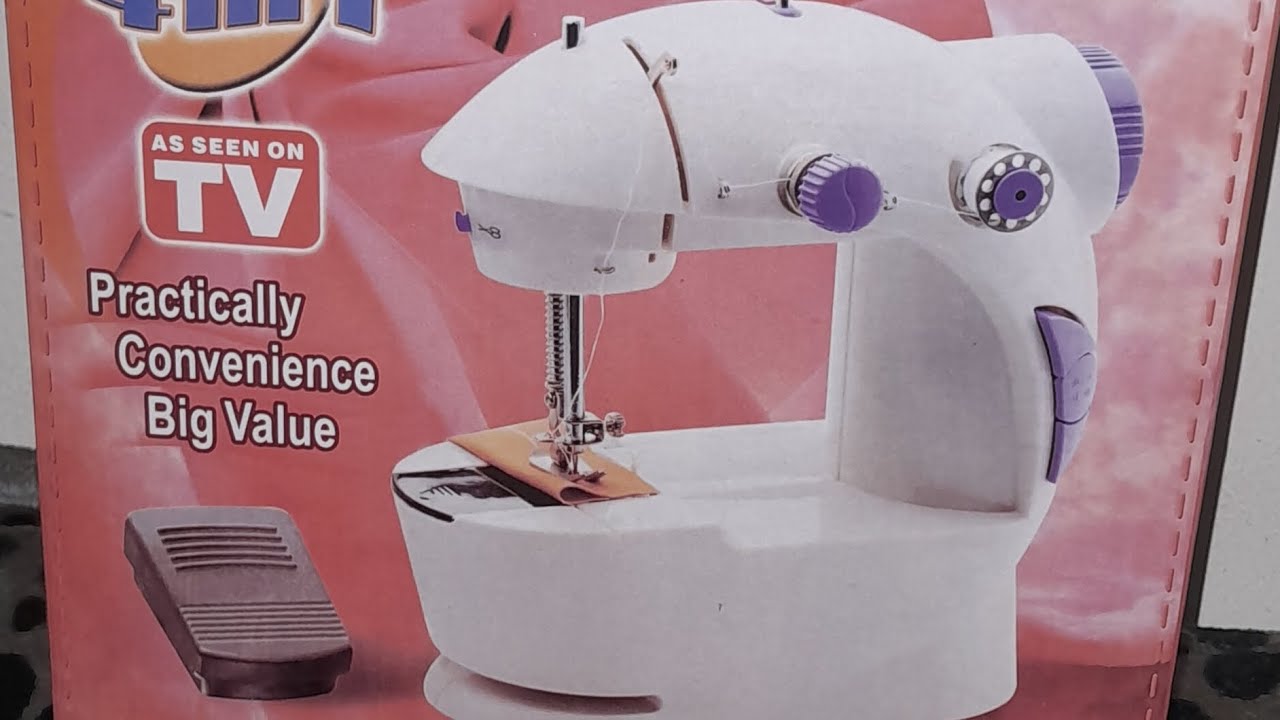 mini maquina de coser como calibrar costura