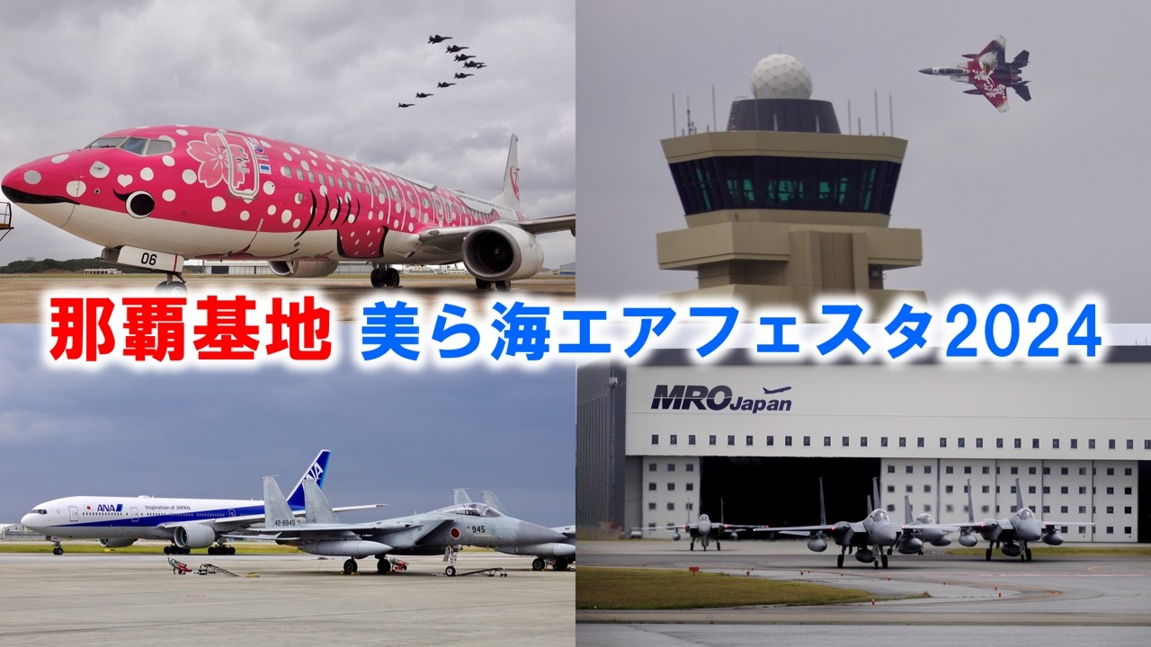 【旅客機&自衛隊機コラボ】美ら島エアフェスタ2024に行ってきた！【那覇基地】