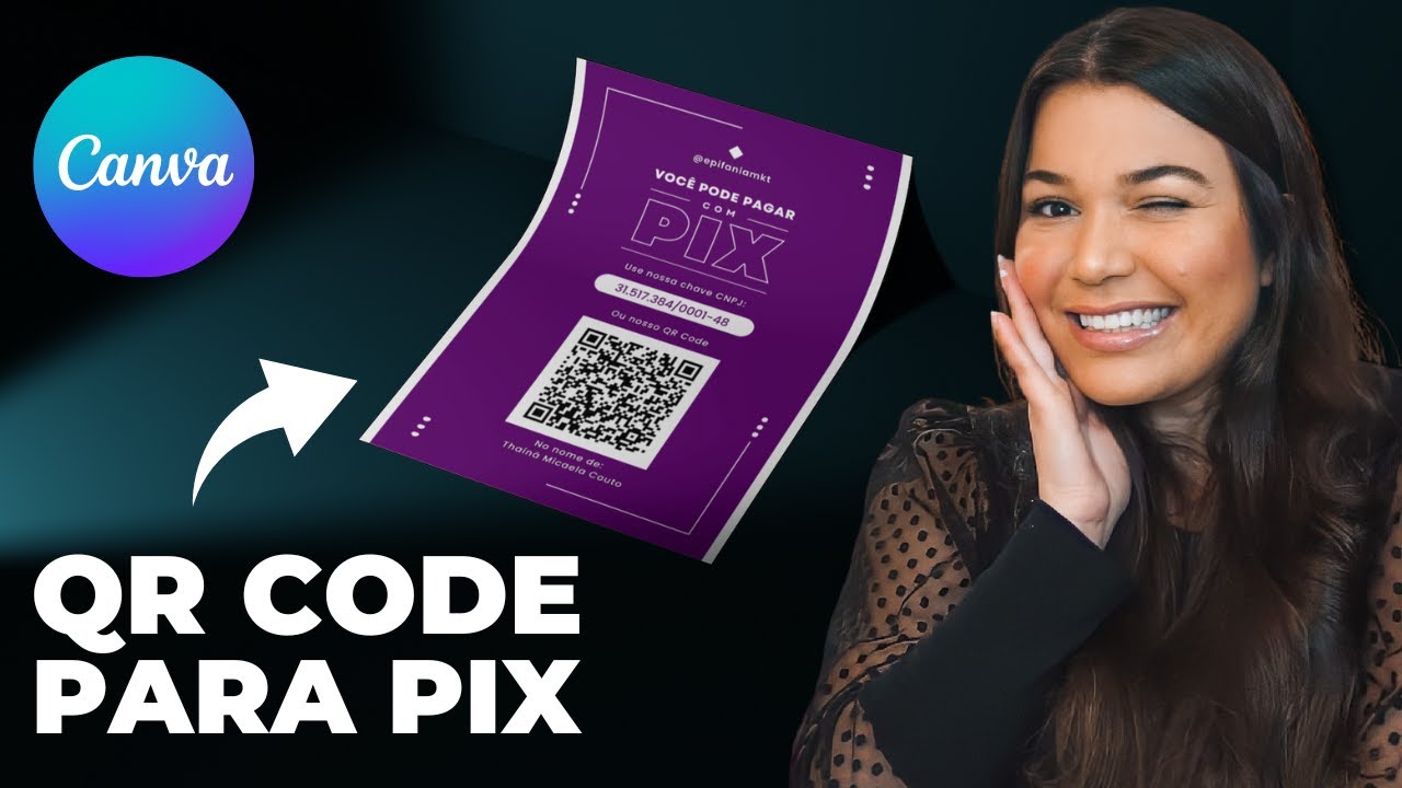 Como Criar QR Code PIX? 🚨 Aprenda Como Criar Uma Plaquinha PIX de GRAÇA em 2023