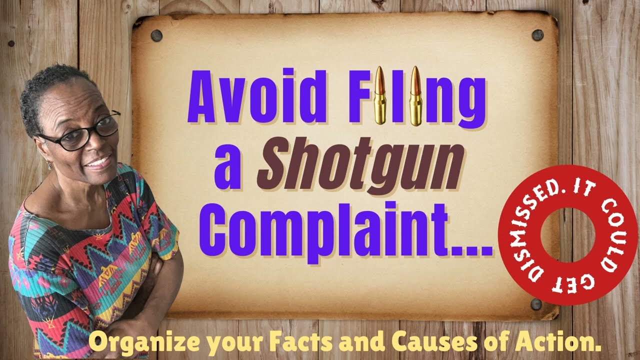 Pro Se! Suing Multiple Defendants? Organize Your Complaint. Shut Down Defendant's Motion To Dismiss.