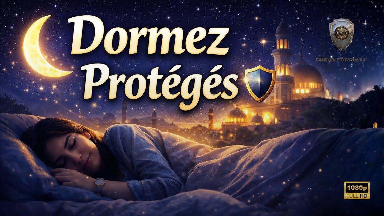 Contre le mal | Dormez protégés avec Ayat al-Kursi (Coran 2:255) et sa double barrière spirituelle🌛
