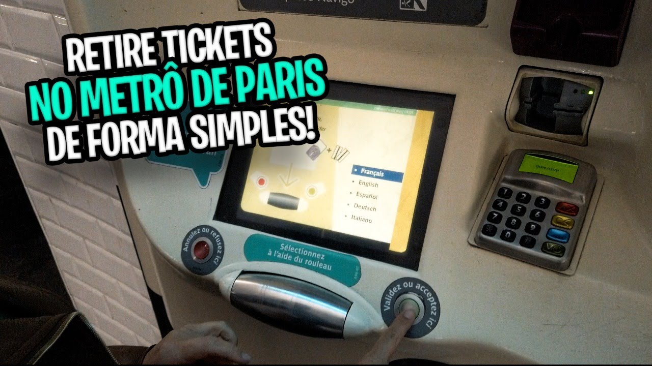 COMO comprar o TICKET do metrô de PARIS - Viaje para Paris sabendo de tudo!