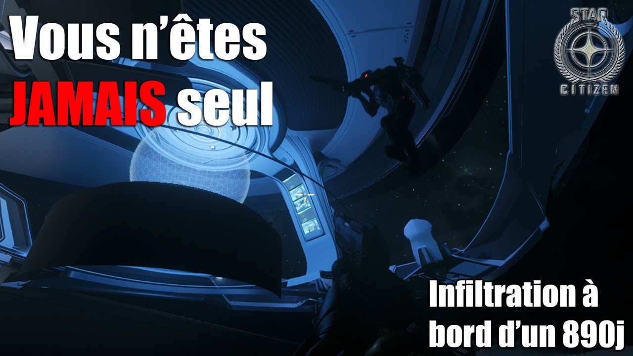 Infiltration à bord d'un 890J - Star Citizen