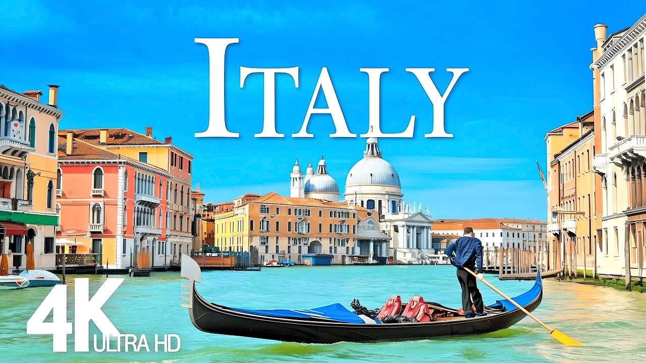 4k Italy Drone Footage with Relaxing Music - Breathtaking Aerial Views